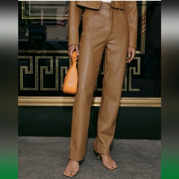 Abercrombie & Fitch 90s Straight Ultra High Rise Curve Love Brown Sz 26 - Picture 1 of 15
